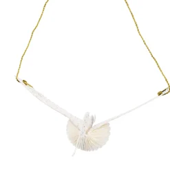 NANU-NANA Anhänger Vogel, Offwhite, 12 Cm