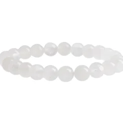 NANU-NANA Armband Edelstein-Energie, Rockquarz/weiß