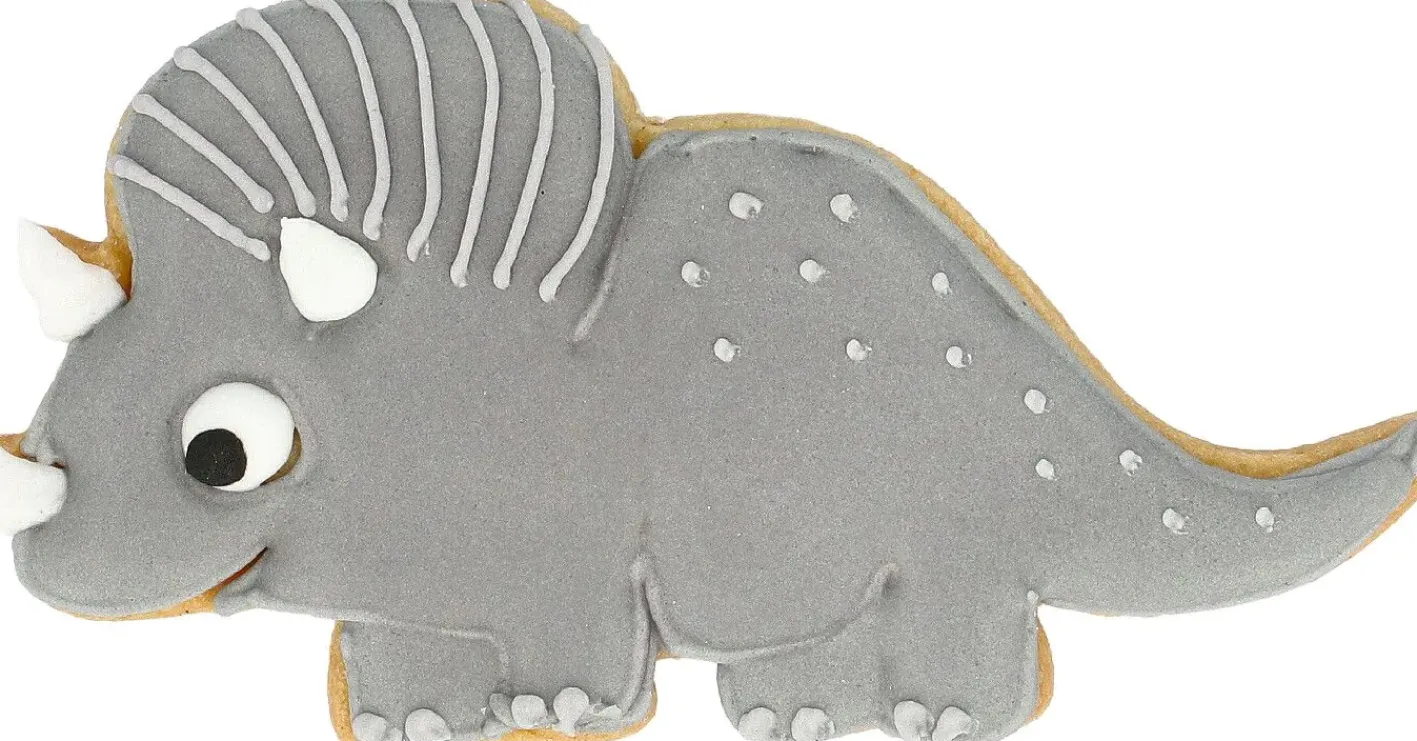 NANU-NANA Ausstechform Dino Triceratops, 6 Cm