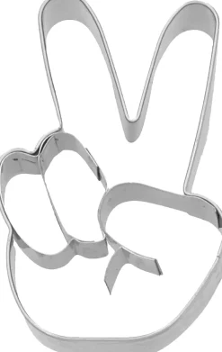 NANU-NANA Ausstechform Peace, 7 Cm