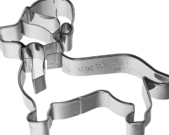 NANU-NANA Ausstechform Weihnachtsdackel, 7 Cm
