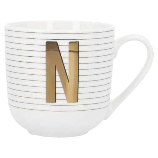 NANU-NANA Becher Buchstabe/Streifen, N, 450 Ml