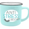 NANU-NANA Becher Emaille-Optik, Anti-Stress, 350 Ml