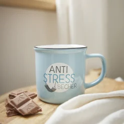 NANU-NANA Becher Emaille-Optik, Anti-Stress, 350 Ml