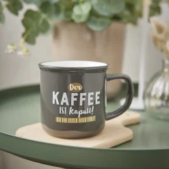 NANU-NANA Becher Emaille-Optik, Kaffee, 350 Ml