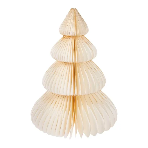 NANU-NANA Deko-Baum Wabe, Creme/4 Stufen, 30 Cm