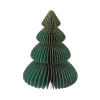 NANU-NANA Deko-Baum Wabe, Dunkelgrün/4 Stufen, 20 Cm