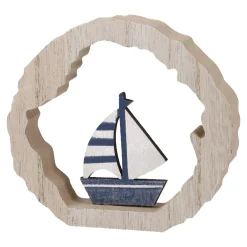 NANU-NANA Deko-Objekt Maritim, Boot, 12 Cm