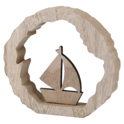 NANU-NANA Deko-Objekt Maritim, Boot, 12 Cm