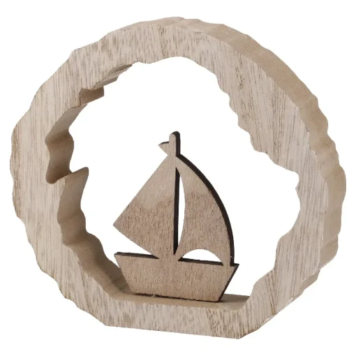 NANU-NANA Deko-Objekt Maritim, Boot, 12 Cm