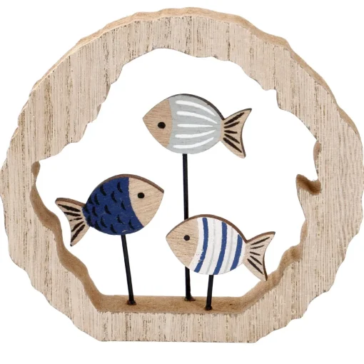 NANU-NANA Deko-Objekt Maritim, Fische, 12 Cm