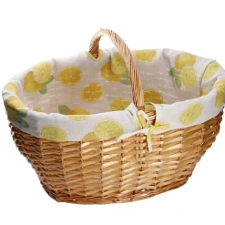 NANU-NANA Einkaufskorb Zitrone, 49 Cm