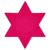 NANU-NANA Filz-Untersetzer Stern, 25 Cm, Pink