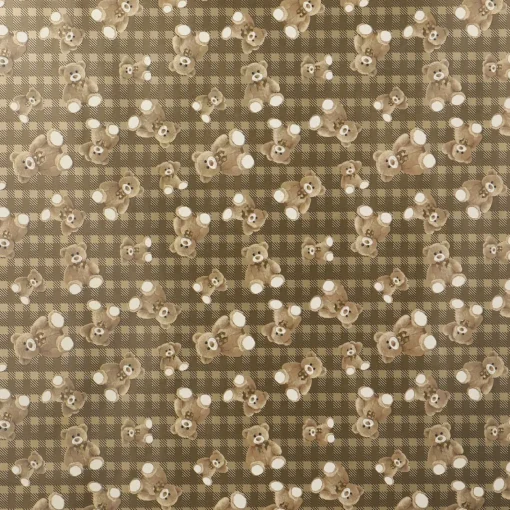 NANU-NANA Geschenkpapier Bär, Gold, 2 M