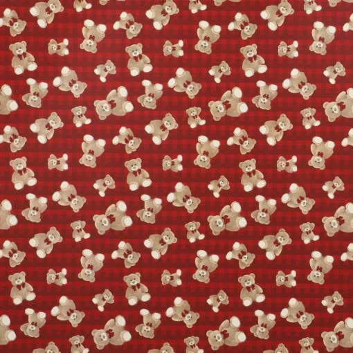NANU-NANA Geschenkpapier Bär, Rot, 2 M