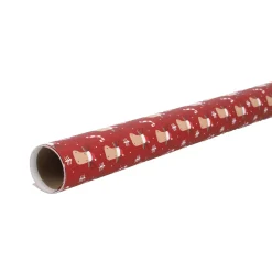 NANU-NANA Geschenkpapier Mix, Elch/rot, 2 M