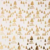 NANU-NANA Geschenkpapier Prägung, Schrift/Baum/creme, 2 M