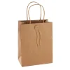 NANU-NANA Geschenktüte Mit Knopf, Braun, 17.5 X 23 Cm