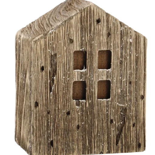 NANU-NANA Haus Rustik, Dunkelbraun, 9.5 Cm