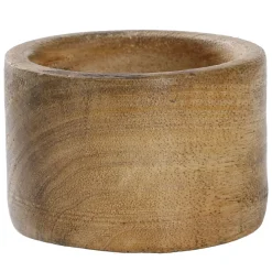 NANU-NANA Holz-Schale Mango, Rund, 8 Cm