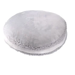 NANU-NANA Kissen Macaron, Grau, 40 X 12 Cm