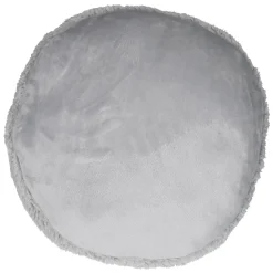 NANU-NANA Kissen Macaron, Grau, 40 X 12 Cm