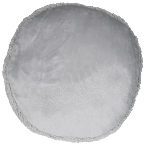 NANU-NANA Kissen Macaron, Grau, 40 X 12 Cm