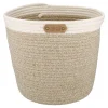 NANU-NANA Korb Hoch, Rund/natur-weiß, 30 X 27 Cm