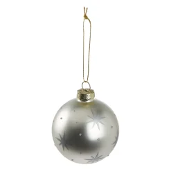 NANU-NANA Kugel Sterne, Weiß, 7 Cm