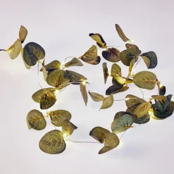 NANU-NANA LED-Lichterkette Eukalyptus, 20er