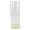 NANU-NANA Longdrink-Glas Farbboden, Gelb, 300 Ml