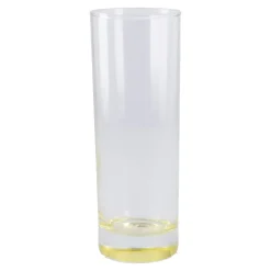 NANU-NANA Longdrink-Glas Farbboden, Gelb, 300 Ml