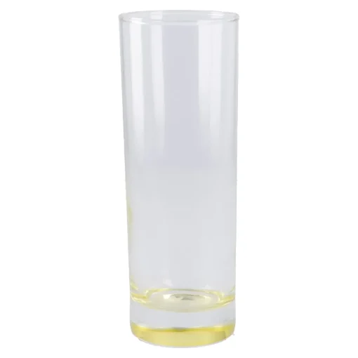 NANU-NANA Longdrink-Glas Farbboden, Gelb, 300 Ml