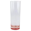 NANU-NANA Longdrink-Glas Farbboden, Rot, 300 Ml