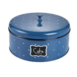 NANU-NANA Metalldose Mit Tafel, Blau, 25 X 12 Cm