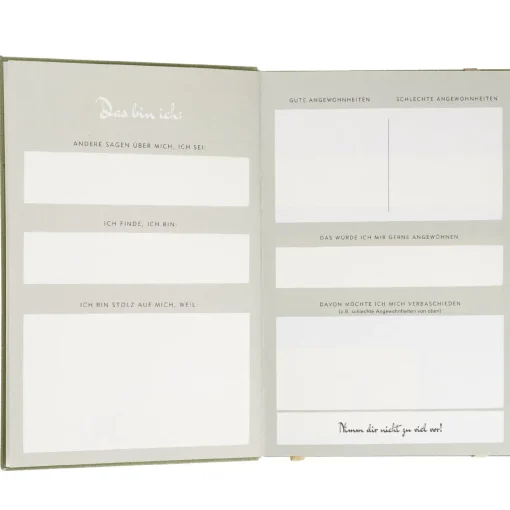 NANU-NANA Notizbuch Achtsamkeit, Zeit, Grün