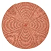 NANU-NANA Platzset Olana, Rund/terracotta, 38 Cm