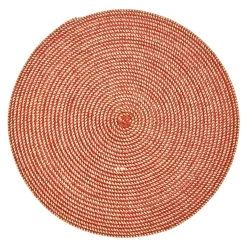 NANU-NANA Platzset Olana, Rund/terracotta, 38 Cm