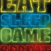 NANU-NANA Poster Eat Sleep Game Repeat, Nr. 70