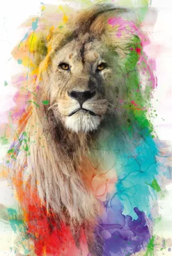 NANU-NANA Poster Multicolor Lion, Nr. 94