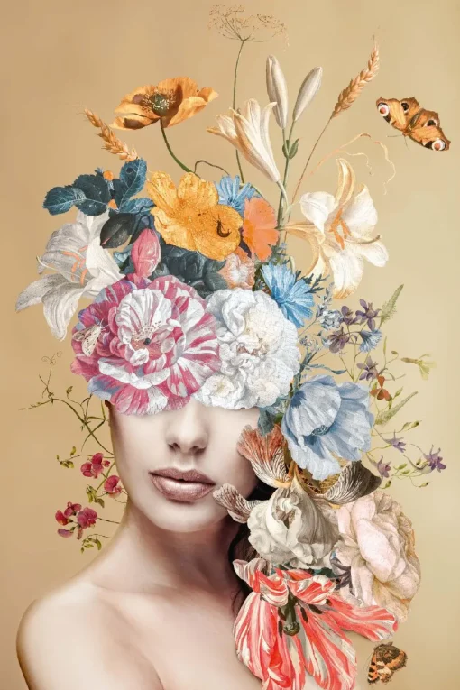 NANU-NANA Poster Trendy Floral Lady, Nr. 116