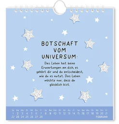 NANU-NANA Postkarten Kalender, 2025, Der Beste Tag