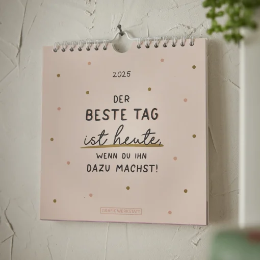 NANU-NANA Postkarten Kalender, 2025, Der Beste Tag