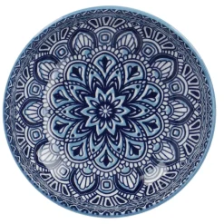 NANU-NANA Schale China, Flach, Blau/hellblau, 12 Cm