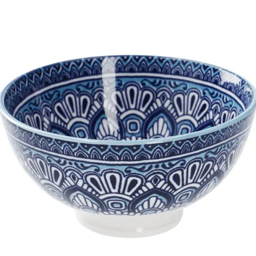 NANU-NANA Schale China, Hoch, Blau/hellblau, 9.5 Cm