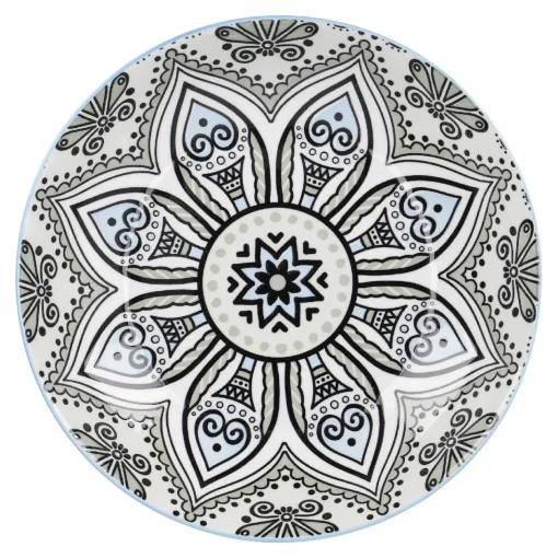 NANU-NANA Schale Lisa, Flach, Grün, 20 Cm