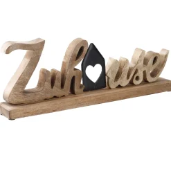 NANU-NANA Schriftzug Zuhause, Schwarz