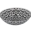 NANU-NANA Schüssel China, Flach, Orient, Schw/wss, 23 Cm