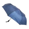 NANU-NANA Taschenschirm Punkte, Blau/weiß