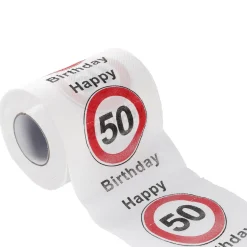 NANU-NANA Toilettenpapier Birthday, 50 Jahre, 24 Meter